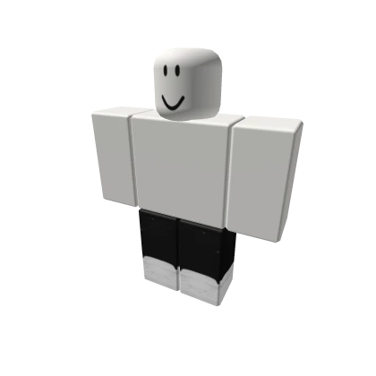 Free Roblox Black Jeans with White Shoes
