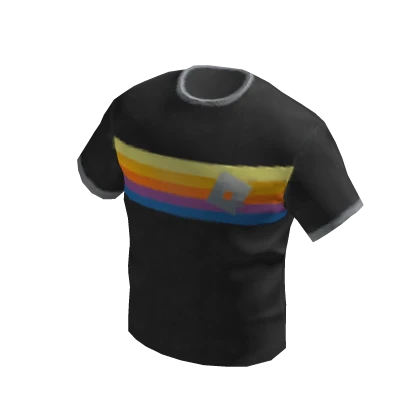 Free Roblox Striped Black T-Shirt